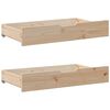 vidaXL Cadre de lit sans matelas 120x190 cm bois de pin massif