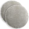 vidaXL Housse de coussin 2 pcs HEERLEN Gris clair &Oslash; 60 cm
