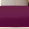 vidaXL Draps-housses Jersey 2 pcs Bordeaux 180x200 cm Coton