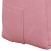 vidaXL Coussin de Dos Rose 200 x 24 x 50 cm Velours