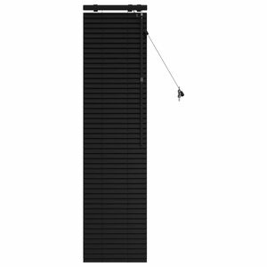 vidaXL Store V&eacute;nitien Noir 45 x 160 cm 35 mm Bois de paulownia massif