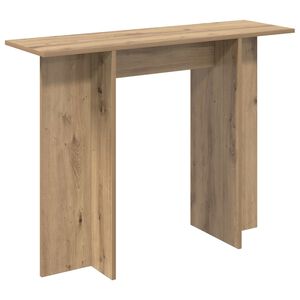 vidaXL Table console Ch&ecirc;ne artisanal 100 x 30 x 75 cm