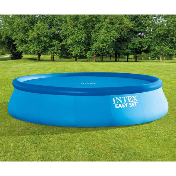 Intex Couverture solaire de piscine Bleu 470 cm Polyéthylène