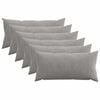 vidaXL Housse de coussin 6 pcs HEERLEN Gris clair 40 x 70 cm