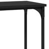 vidaXL Table console Ch&ecirc;ne noir 101 x 30.5 x 75 cm Bois d'ing&eacute;nierie