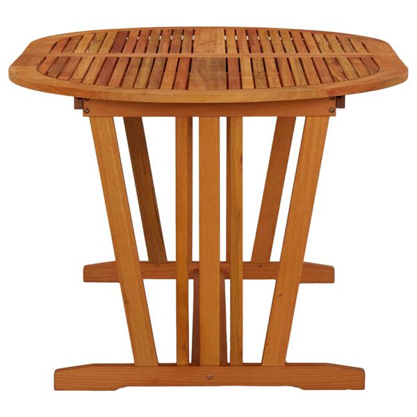 vidaXL Table de jardin 200x100x75 cm Bois d'eucalyptus solide