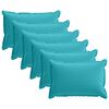 vidaXL Housse de coussin 6 pc HOUTEN Turquoise 40 x 60 cm Polyester