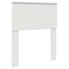 vidaXL Lit de Rangement Blanc 75 x 190 cm Bois d'ing&eacute;nierie