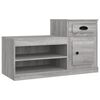 vidaXL Armoire &agrave; chaussures sonoma gris 100x42x60 cm bois d'ing&eacute;nierie