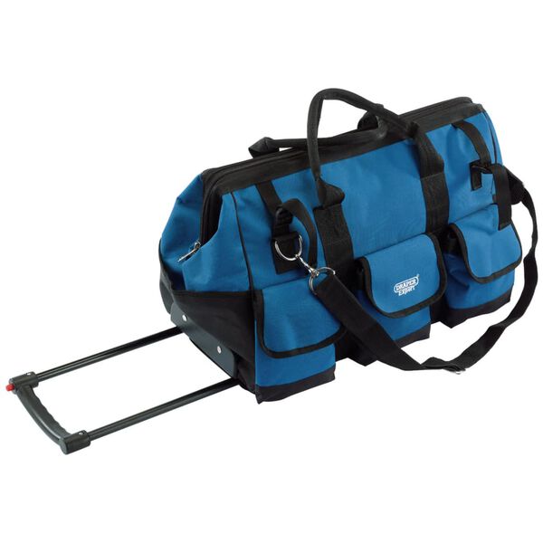 Draper Tools Sac &agrave; outils portable 60x30x35 cm Bleu et noir 58 L