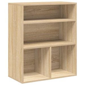 vidaXL Biblioth&egrave;que ch&ecirc;ne sonoma 60x30x71,5 cm bois d'ing&eacute;nierie