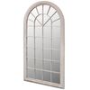 vidaXL Miroir de jardin d'arche rustique 60x116 cm Int&eacute;rieur/ext&eacute;rieur