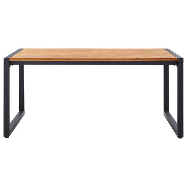 vidaXL Ensemble &agrave; manger de jardin 5 pcs Marron