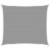 vidaXL Voile d'ombre Anthracite et blanc 6 x 8 m HDPE