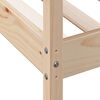 vidaXL Lit de jour sans matelas 75x190 cm bois de pin massif