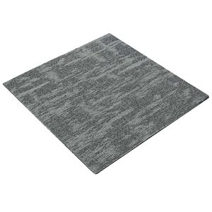 vidaXL Carreau de tapis Gris Rocheux 50 x 50 cm 4 pcs PP et Bitume