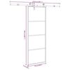 vidaXL Porte coulissante avec kit de quincaillerie 76x205 cm Verre ESG