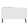 vidaXL Table basse blanc 103,5x60x35 cm bois d'ing&eacute;nierie