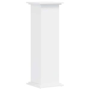 vidaXL Support pour plantes blanc 33x33x100 cm bois d'ing&eacute;nierie