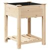 vidaXL Cache-pot de jardin Beige 60,5 x 60 x 76,5 cm