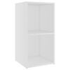 vidaXL Meubles TV 2 pcs Blanc 72x35x36,5 cm Bois d'ing&eacute;nierie