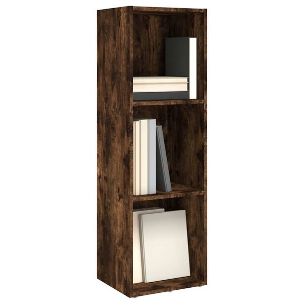 vidaXL Biblioth&egrave;que/Meuble TV ch&ecirc;ne fum&eacute; 36x30x114cm bois d'ing&eacute;nierie