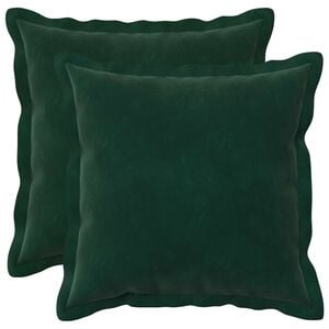 vidaXL Coussin avec oreiller HOUTEN 2 pc Vert fonc&eacute; Fl&oslash;jl