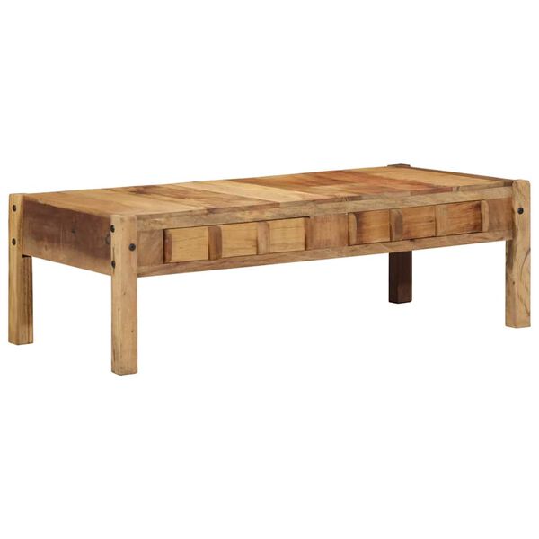 vidaXL Table basse Marron 110 x 54 x 35 cm Bois Recycl&eacute; Solide
