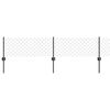 vidaXL Cl&ocirc;ture grillag&eacute;e avec poteau 10 x 0,4 m Acier recouvert de PVC