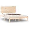 vidaXL Cadre de lit sans matelas 140x200 cm bois massif de pin