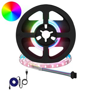 vidaXL Bande LED 2 pc Noir et Transparent Cuivre et plastique