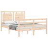 vidaXL Cadre de lit sans matelas 140x200 cm bois massif