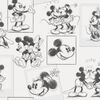 Noordwand Papier peint Kids @ Home Mickey and Minnie Sketch noir blanc