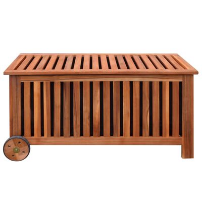 vidaXL Boîte de rangement de jardin 118x52x58 cm Bois