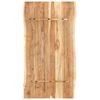 vidaXL Dessus de table Bois d'acacia massif 118x(50-60)x3,8 cm