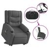 vidaXL Fauteuil de massage inclinable Gris fonc&eacute; Tissu