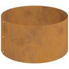 vidaXL Cache-pot de jardin Marron 120 x 120 x 20 cm