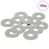vidaXL Rondelles 33962 pc Argent&eacute; Fer