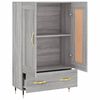 vidaXL Buffet haut sonoma gris 69,5x31x115 cm bois d'ing&eacute;nierie