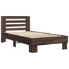 vidaXL Cadre de lit sans matelas ch&ecirc;ne marron 90x200 cm