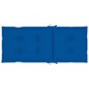 vidaXL Chaises inclinables de jardin et coussins lot de 8 Teck solide