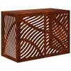 vidaXL Housse de climatiseur Rouill&eacute; 100 x 50 x 70 cm Acier patin&eacute;
