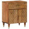 vidaXL Table de chevet 50x33x60 cm bois de manguier massif