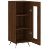 vidaXL Buffet Ch&ecirc;ne marron 34,5x34x90 cm Bois d'ing&eacute;nierie