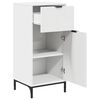 vidaXL Ensemble de mobilier de salle de bain avec tiroir 2 pcs Blanc