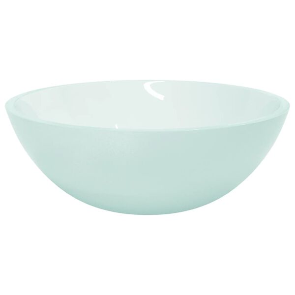 vidaXL Lavabo Verre 50x37x14 cm Dépoli