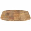 vidaXL Dessus de table 100x50x2,5 cm ovale bois massif de manguier