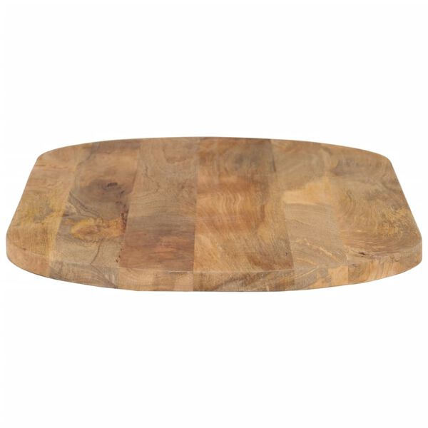 vidaXL Dessus de table 100x50x2,5 cm ovale bois massif de manguier