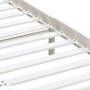 vidaXL Cadre de lit sans matelas blanc bois massif