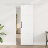 vidaXL Porte coulissante Blanc 61 x 198,5 cm Pin massif